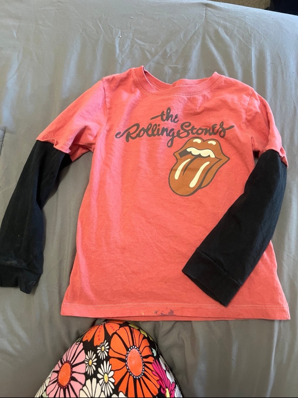 Rolling Stones Kids Long Sleeve Layered-Look Tee